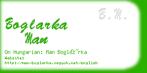 boglarka man business card